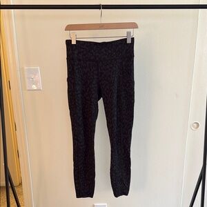 Lululemon Black & Grey Camo Leggings